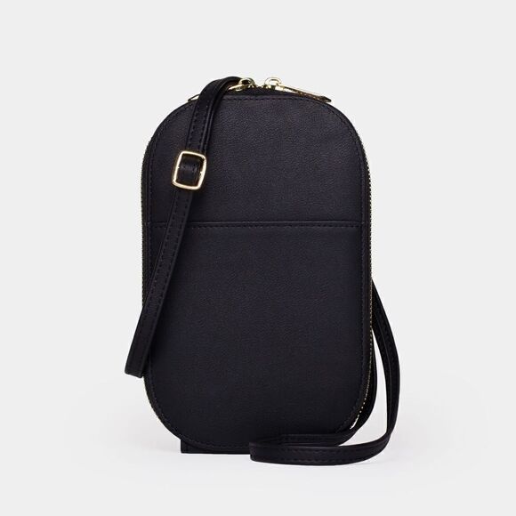 Monarque Obsidian Black Crossbody Bag NWOT - Picture 1 of 12
